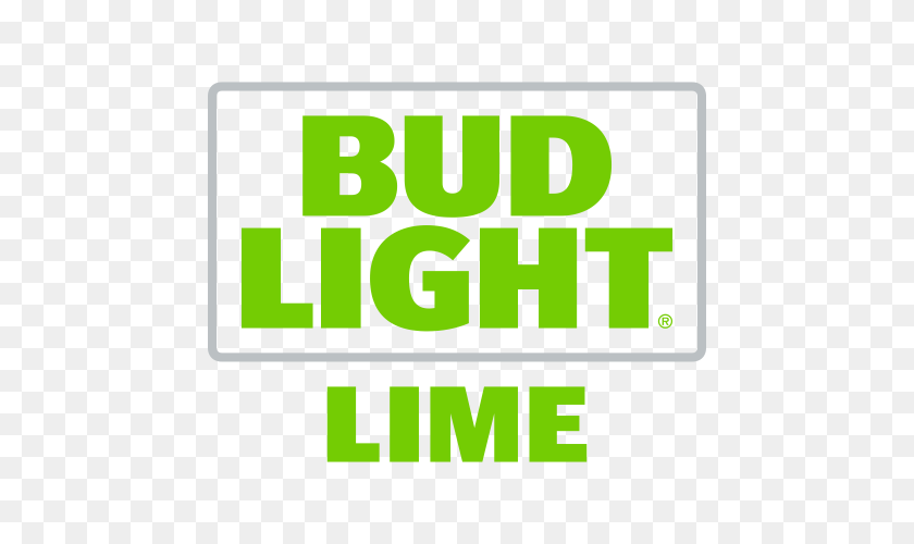 500x500 Bud Light Lime College City Beverage, Text, Symbol PNG