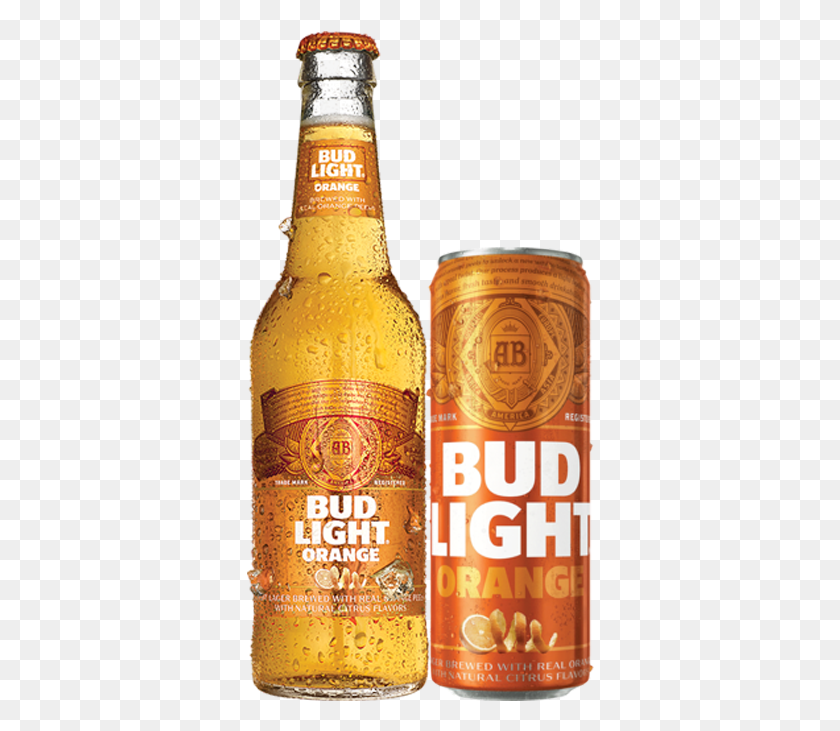 348x671 Bud Light Orange Cansbottles Glass Bottle, Beer, Alcohol, Beverage HD PNG Download