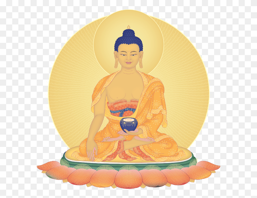 600x587 Будда Будда Шакьямуни, Поклонение, Человек Hd Png Скачать