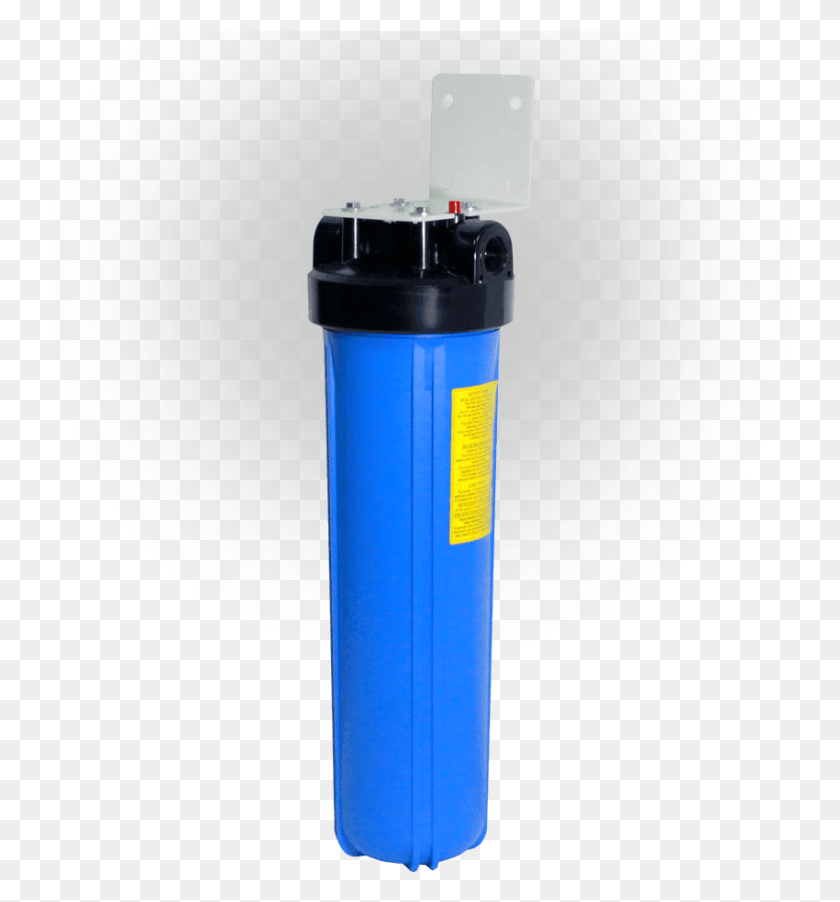 850x918 Descargar Png Buder Torre De Agua De 1 Etapa Filtros De Plástico Azul Grande, Cilindro, Botella, Agitador Hd Png