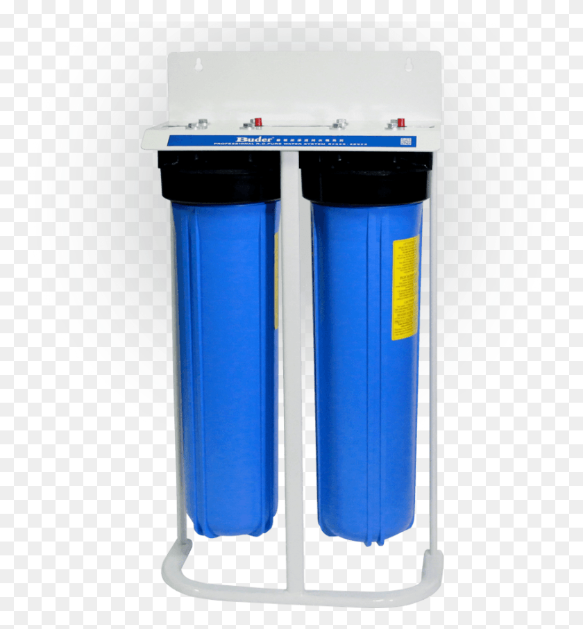 850x923 Buder 2 Stage Water Tower Filters Big Blue Plastic, Cylinder, Architecture, Building HD PNG Download