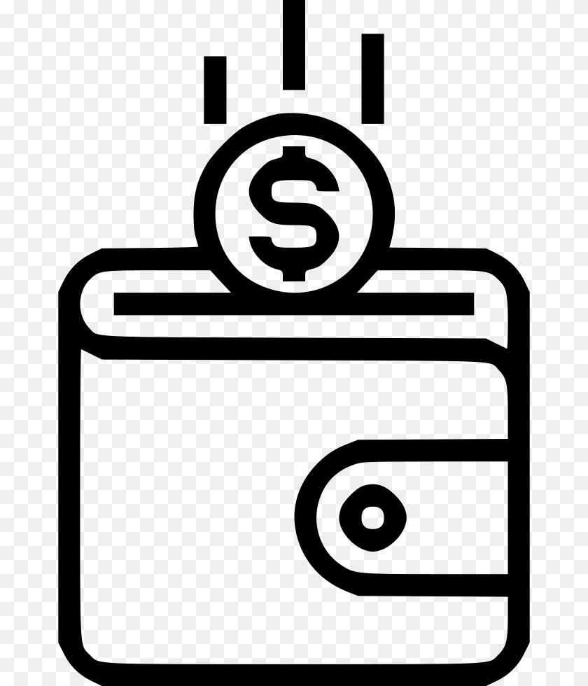 674x980 Budget Icon Download, Stencil, Electronics, Gas Pump, Machine Sticker PNG