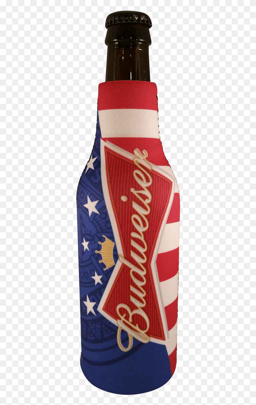 348x1265 Budweiser Americana Neoprene Bottle Suit Zip Up Cooler Water Bottle, Beverage, Drink, Soda HD PNG Download