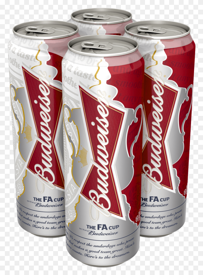 882x1221 Budweiser Launches Fa Cup Cans Large Cans Of Budweiser, Soda, Beverage, Drink HD PNG Download