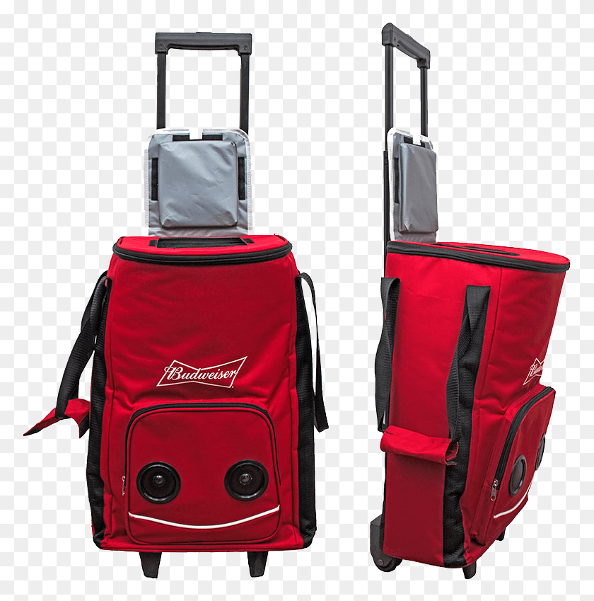 775x789 Budweiser Rolling Cooler, Luggage, Suitcase, Bag HD PNG Download