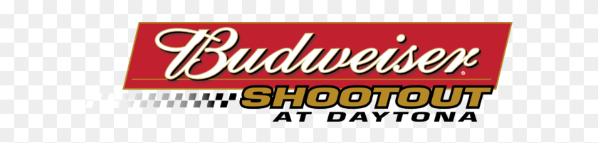 601x141 Descargar Png Budweiser Shootout At Daytona Png