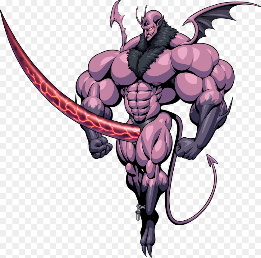 Buff Demon Clipart PNG
