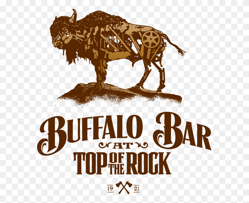 589x625 Buffalo Bar Ltbrgt Top Of The Rock Top Of The Rock Buffalo, Text, Poster HD PNG Download
