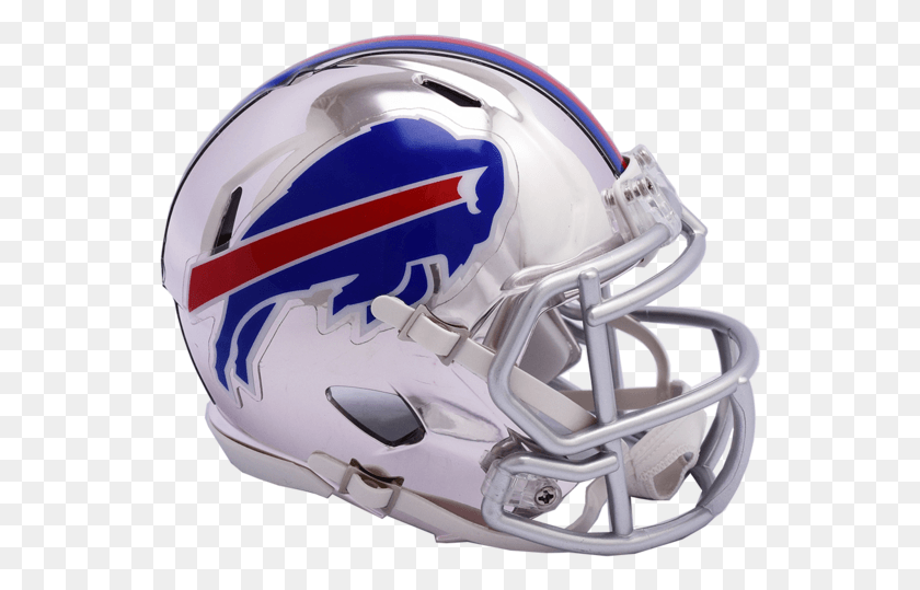 550x479 Buffalo Bills Chrome Helmet, Clothing, Apparel, Sport HD PNG Download