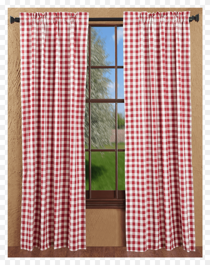 936x1201 Buffalo Red Check Panel Set Of 2 Curtain, Home Decor, Shower Curtain, Texture HD PNG Download