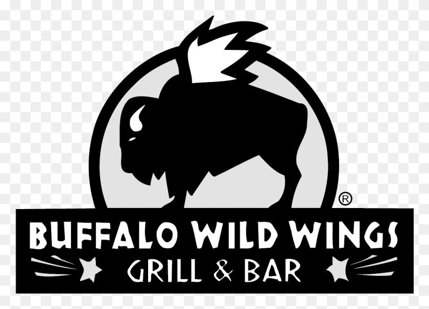 1137x796 Buffalo Wild Wings Closes Black Buffalo Wild Wings Logo, Label, Text, Stencil HD PNG Download