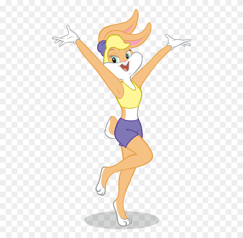 483x760 Bugs Bunny Basketball Clipart Lola Bunny, Female, Clothing, Woman HD PNG Download