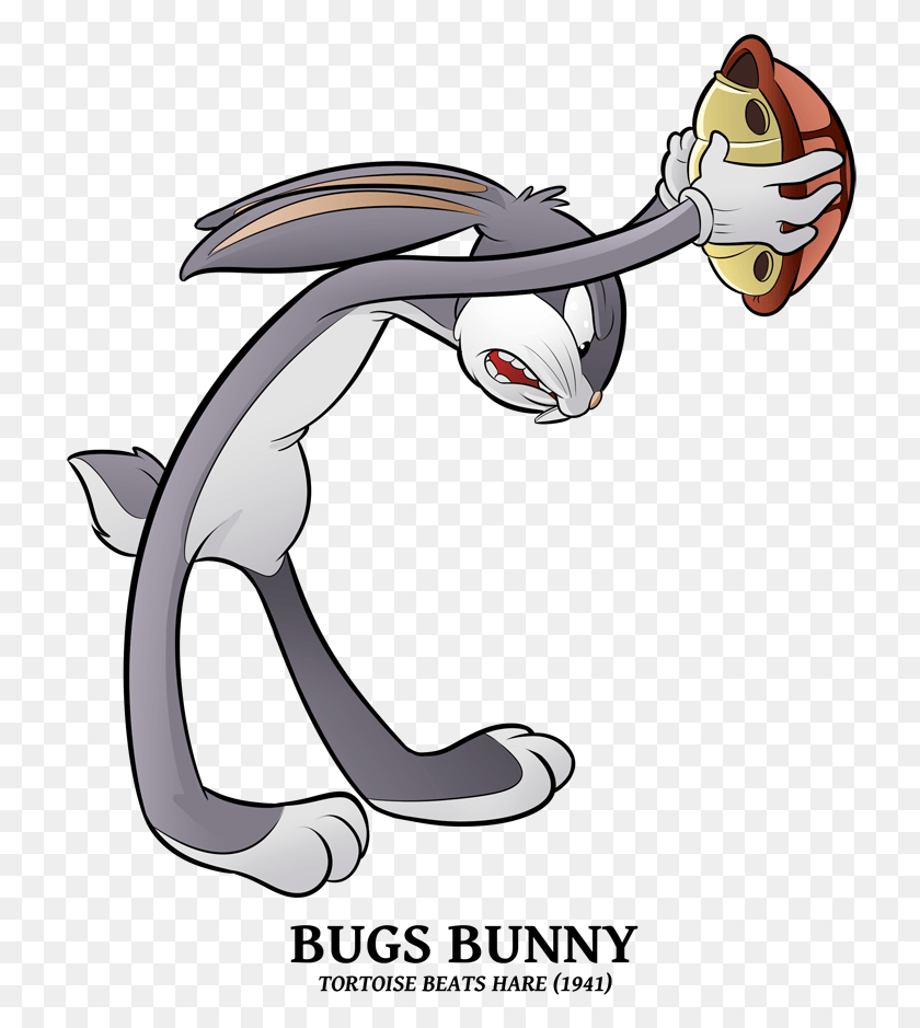 725x879 Bugs Bunny By Boscoloandrea Looney Tunes Boscoloandrea Ошибки, Птица, Животное, Кран Для Раковины Hd Png Скачать