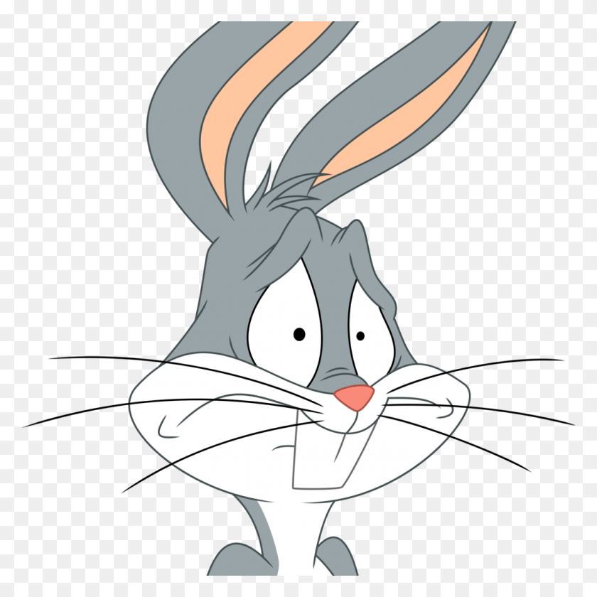 1024x1024 Bugs Bunny Scared, Plant, Food HD PNG Download