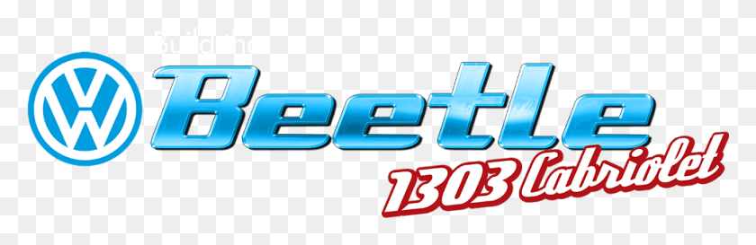 960x263 Descargar Png Build The Beetle 1303 Cabriolet, Texto, Símbolo, Alfabeto Hd Png