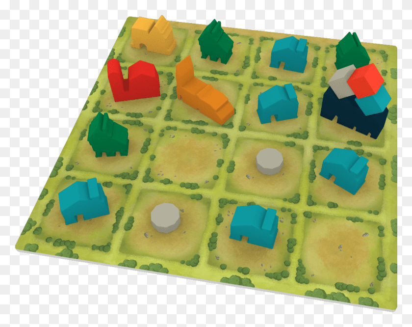 1051x817 Build The Best Little Town In Tiny Towns From Aeg Tiny Towns Board Game, Birthday Cake, Cake, Dessert HD PNG Download