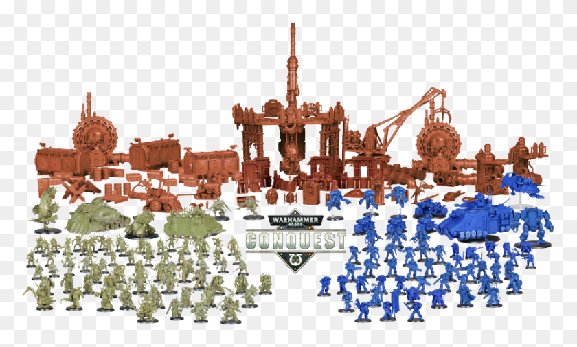 840x480 Build Your Armies Week By Week And Collect All Of This Warhammer Conquest Full Collection, Cross, Symbol, Transportation HD PNG Download