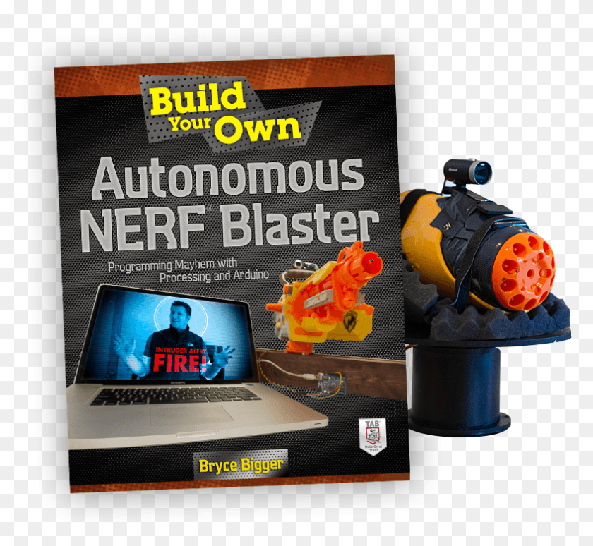 786x720 Build Your Own Autonomous Nerf Blaster Book Build Your Own Autonomous Nerf Blaster, Computer Keyboard, Computer Hardware, Keyboard HD PNG Download
