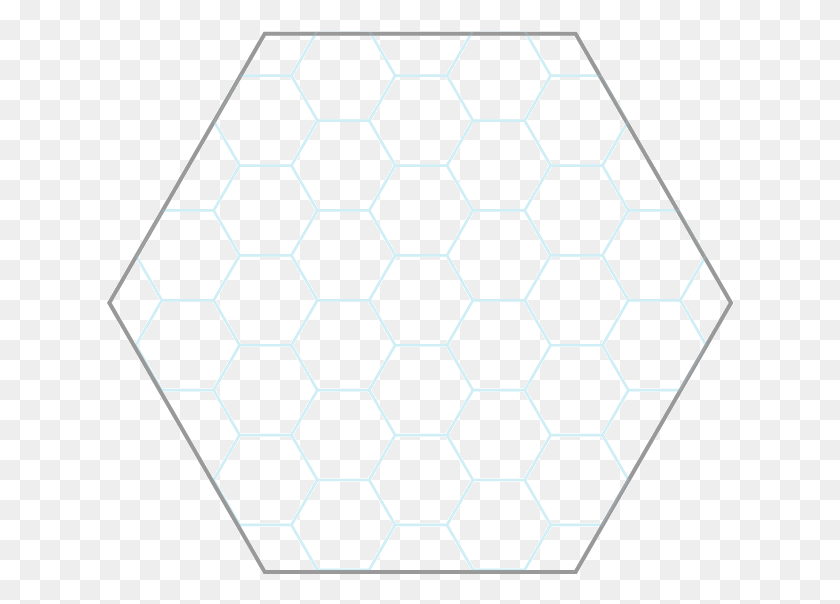628x544 La Construcción De Una Subdivisión Hexagonal Hexagonal, Patrón, Balón De Fútbol, ​​Pelota Hd Png