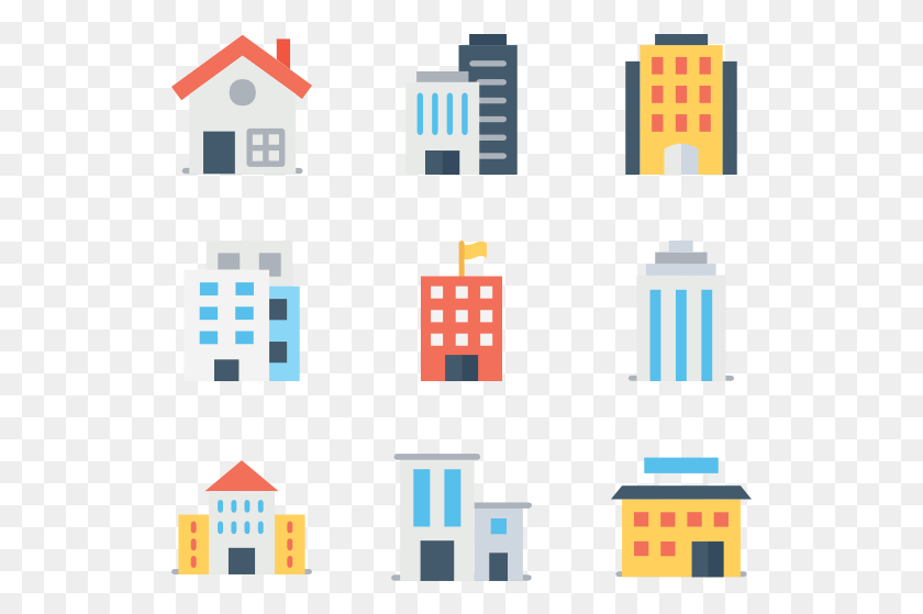 529x499 Building Building Color Icon, Architecture, Housing, Text HD PNG Download