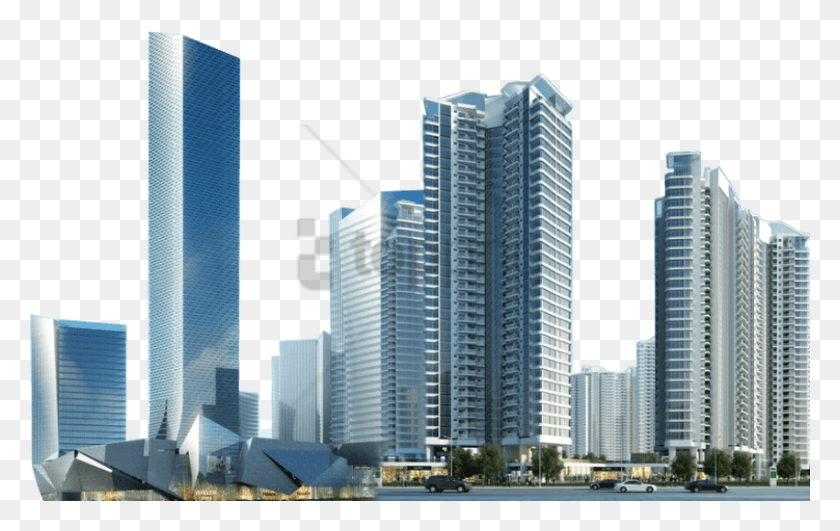 850x514 Building Building Images, High Rise, City, Urban HD PNG Download