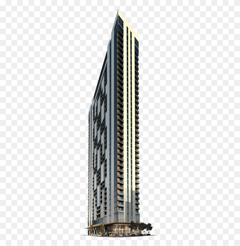 275x801 Building Centro Lofts, Condo, Housing, High Rise HD PNG Download