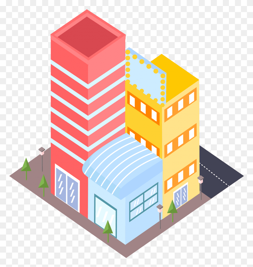 1863x1980 La Construcción De La Casa 5D Y La Imagen Vectorial De Gráficos Vectoriales, Urbano, Arquitectura, Ciudad Hd Png