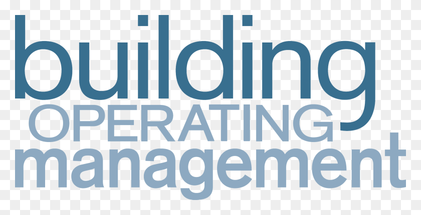 2185x1037 Building Operatin Management Logo 2019, Text, Word, Alphabet HD PNG Download