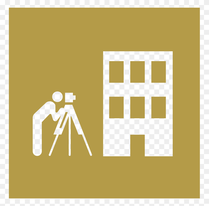 769x769 Building Survey Red Building Icon, Tripod, Stencil HD PNG Download