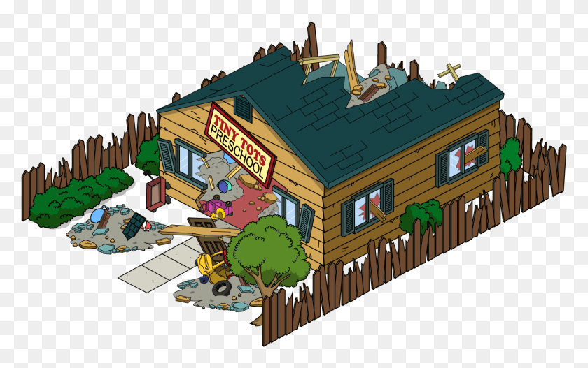 1491x894 Building Tinytotspreschool Family Guy Cartoon, Housing, Nature, Outdoors HD PNG Download