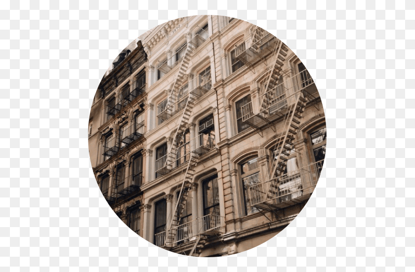 483x491 Building Windows Brown Circle Aesthetic Aestheticcircle Beige Aesthetic, Window, High Rise, City HD PNG Download
