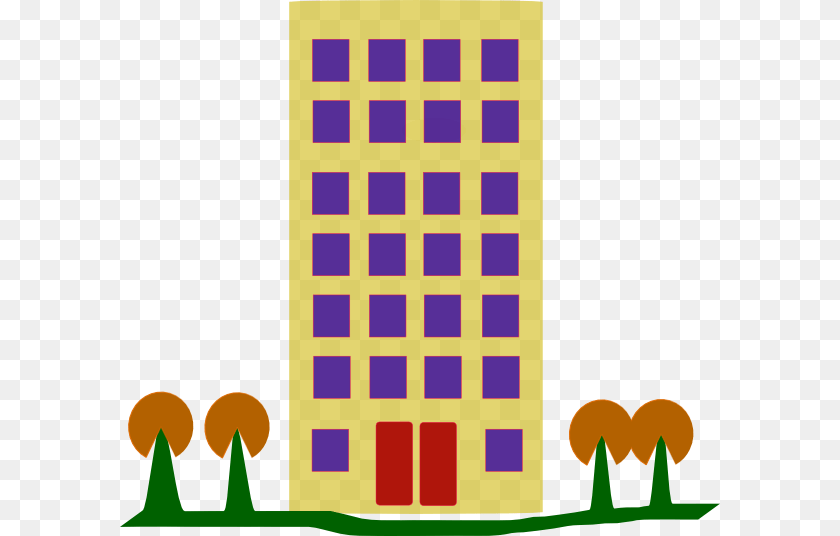 Building With Trees Clip Art, City, Electronics PNG