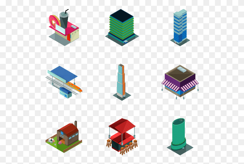 529x505 Buildings Architecture, Toy, Building, Pillar HD PNG Download