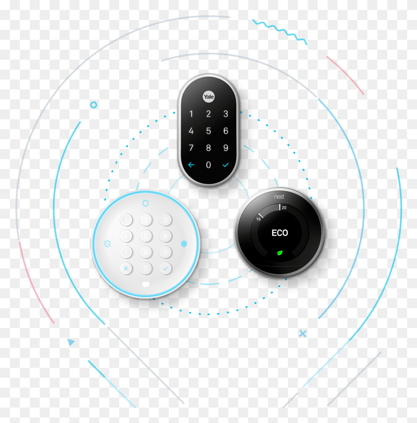 1421x1442 Built By Nest Circle, Electronics, Remote Control, Sphere HD PNG Download