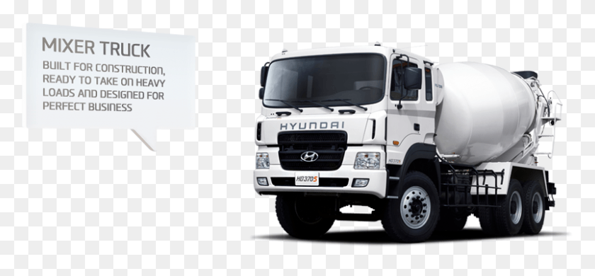 802x340 Built For Construction Ready To Take On Heavy Loads Hyundai, Truck, Vehicle, Transportation HD PNG Download