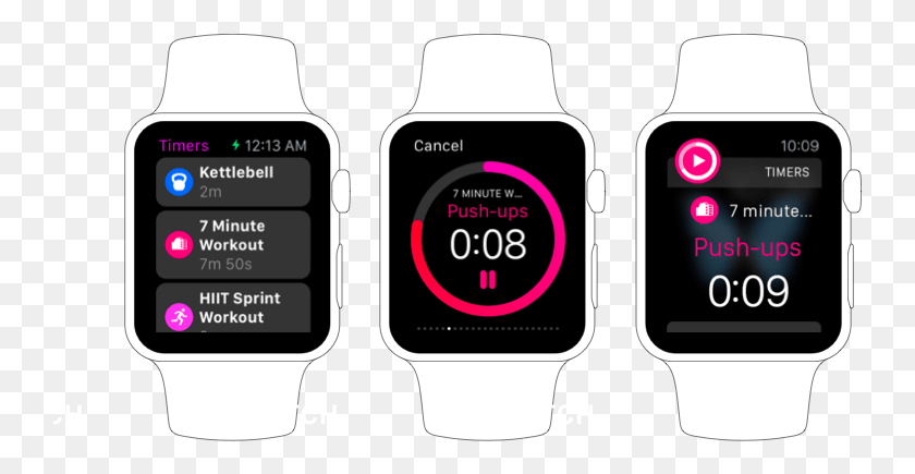743x375 Built For The Apple Watch Apple Watch Timer, Wristwatch, Digital Watch HD PNG Download