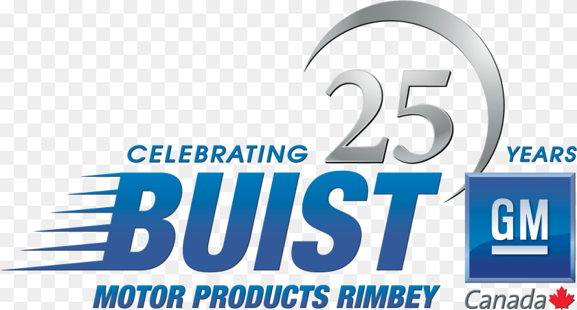 Buist 25th Anniversary Logo Gm Canada, Number, Symbol, Text Transparent PNG