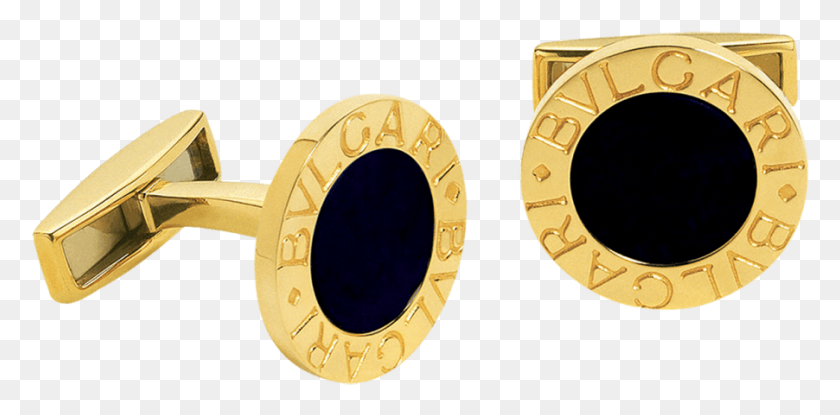 902x411 Bulgari Bulgari Kt Yellow Gold Onyx Cufflinks Zolotie Zaponki Bvlgari, Wristwatch, Ring, Jewelry HD PNG Download