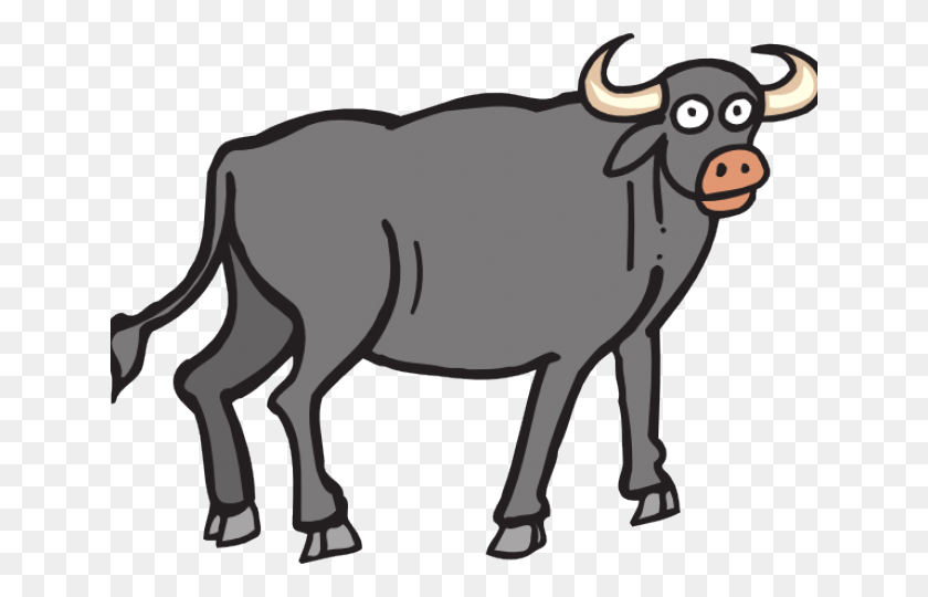 640x480 Bull Clipart Carabao Buffalo Clipart, Mammal, Animal, Wildlife HD PNG Download