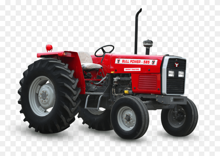 834x575 Bull Power Bull Power Tractor, Wheel, Machine, Vehicle HD PNG Download
