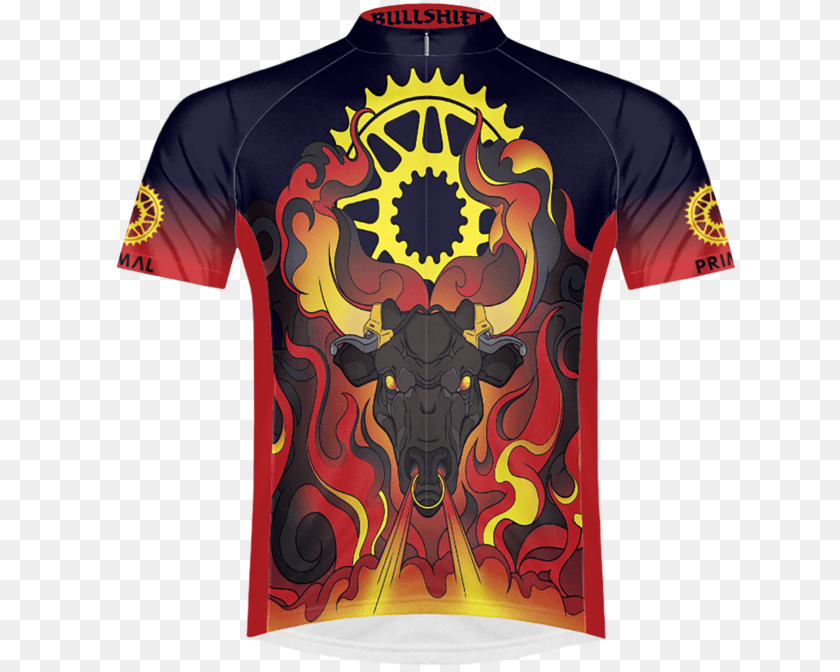 633x672 Bull Shift Men S Sport Cut Cycling Jersey Cycling Jersey, Clothing, Shirt, T-shirt Clipart PNG