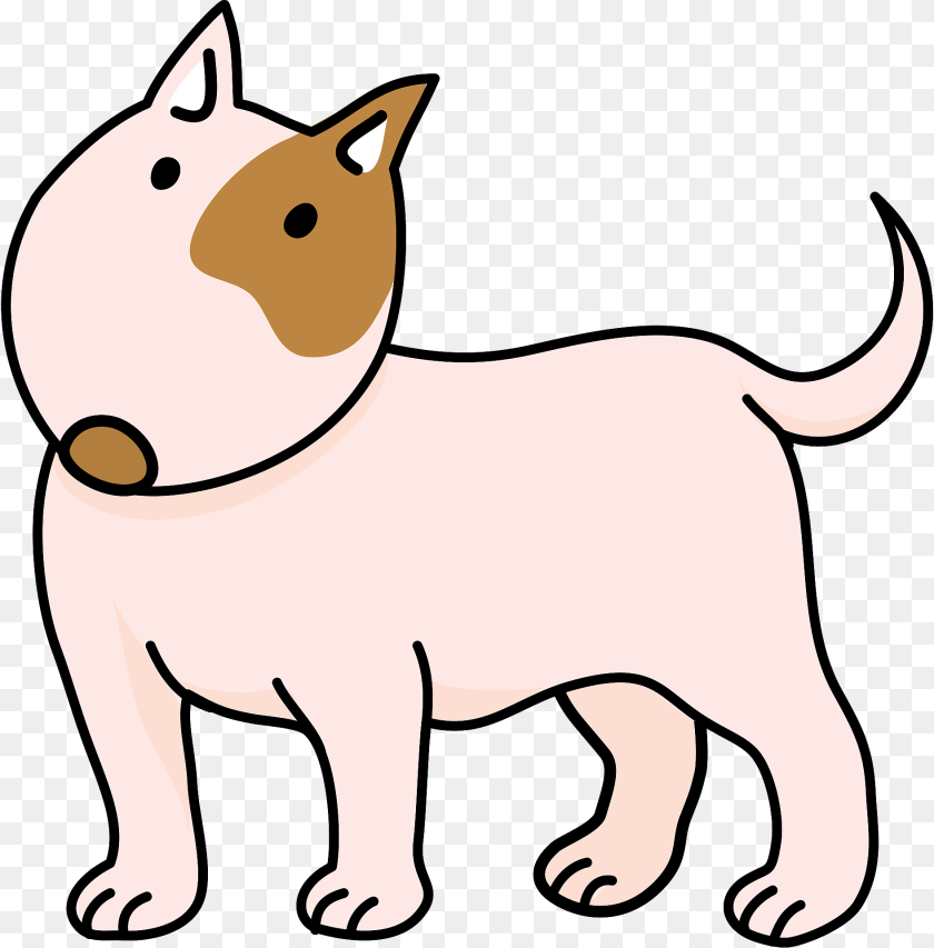 1891x1920 Bull Terrier Dog Clipart, Animal, Canine, Mammal, Pet Sticker PNG