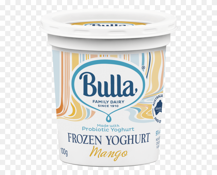 542x619 Bulla Frozen Yoghurt Cup Mango 100g Bulla Frozen Yoghurt Coles, Dessert, Food, Yogurt HD PNG Download