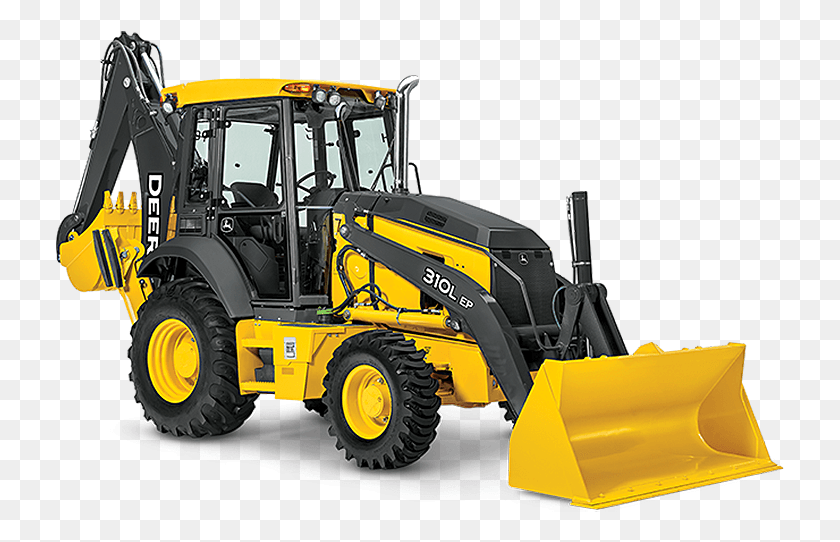 729x482 Descargar Png Bulldozer Retroexcavadora John Deere, Tractor, Vehículo, Transporte Hd Png