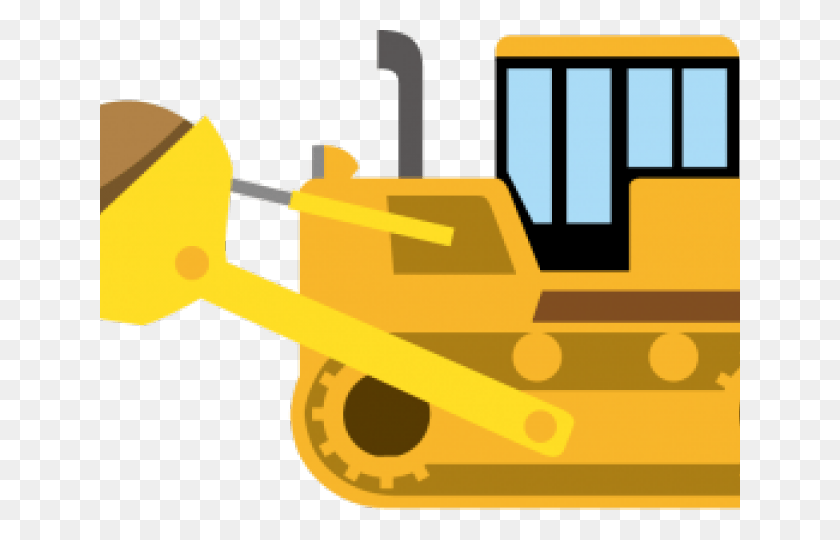 640x480 Bulldozer Clipart, Vehicle, Transportation, Tractor HD PNG Download