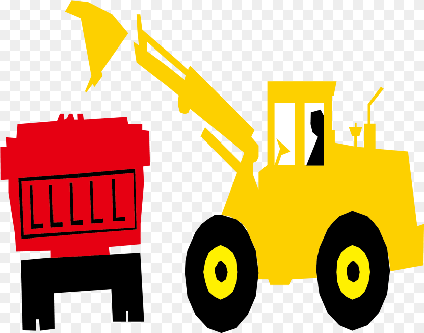 Bulldozer Truck Download Vertical, Machine Clipart PNG