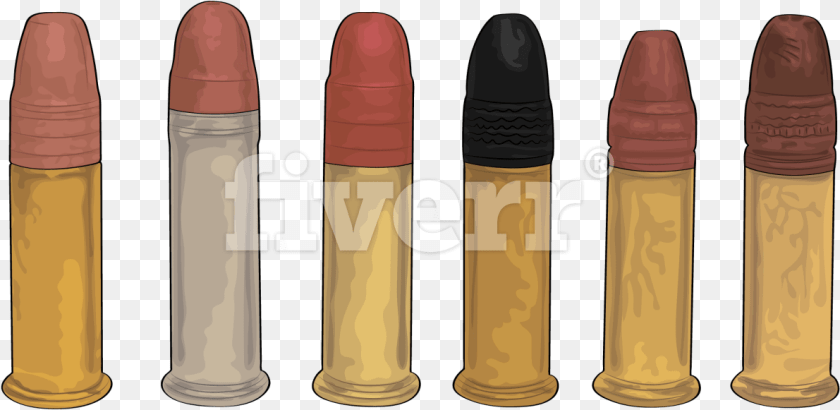 Bullet, Ammunition, Weapon, Cosmetics, Lipstick Transparent PNG
