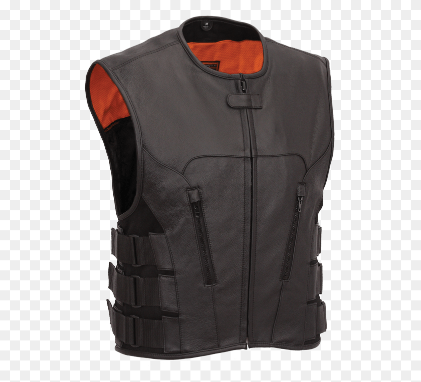 504x703 Bullet Proof Vest Leather Vest, Clothing, Apparel, Lifejacket HD PNG Download