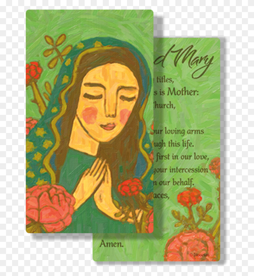 671x853 Bulletins For All Seasons Ilustracion De La Virgen Maria, Mail, Envelope, Person HD PNG Download