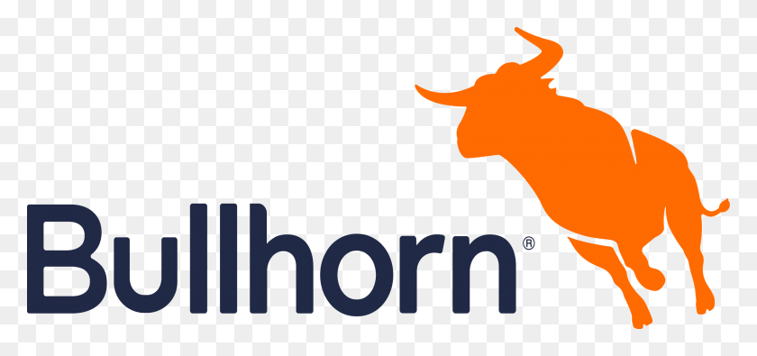 2205x949 Bullhorn Logo, Symbol, Trademark, Text HD PNG Download